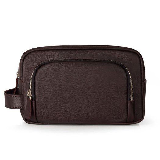 ELEGANTIŠKA NATŪRALIOS ODOS VYRIŠKA KOSMETINĖ SOLIER SZETLAND - Ruda 1