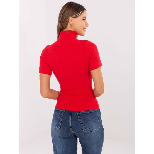Sweter-PM-SW-FG577.47-czerwony