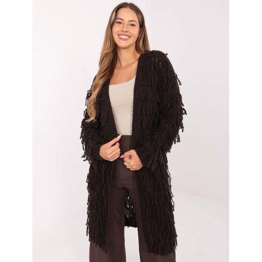 Sweter-MI-SW-0820.85-ciemny brązowy 3