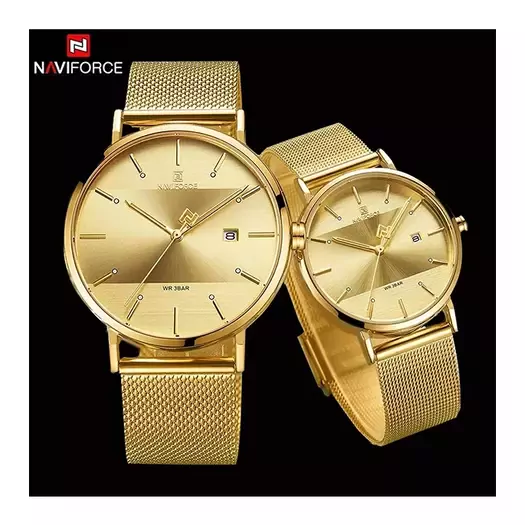 KOMPLET DWÓCH ZEGARKÓW NAVIFORCE - NF3008G+L (zn113c)