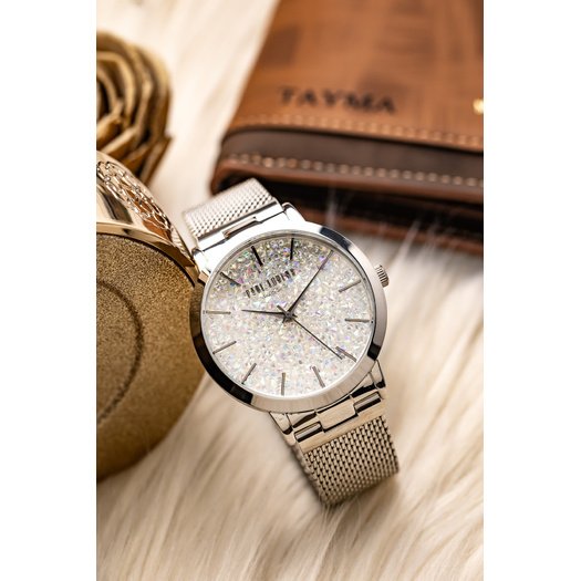 ZEGAREK DAMSKI PAUL LORENS - 473B2-3C1-2 - STAL SZLACHETNA (zg517a) + BOX 8