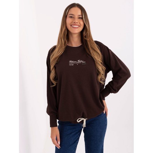 Bluza-RV-BL-A870.45-ciemny brązowy