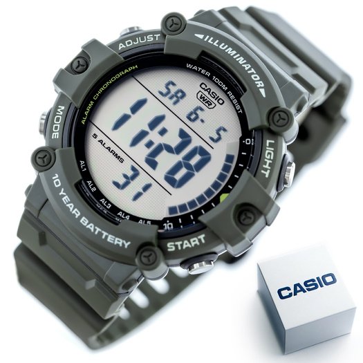 Laikrodis vyrams CASIO SPORT ILLUMINATOR AE-1500WHX-3A + dėžutė