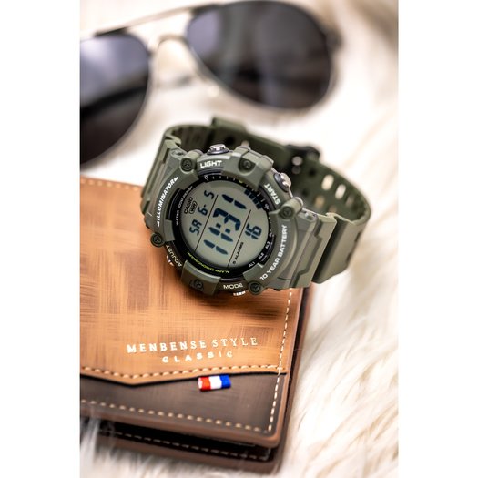 Laikrodis vyrams CASIO SPORT ILLUMINATOR AE-1500WHX-3A + dėžutė