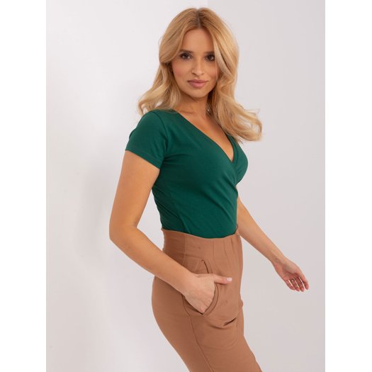 T-shirt-RV-TS-5636.18-ciemny zielony 2