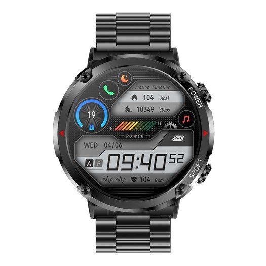 SMARTWATCH MĘSKI GRAVITY GT21-1 - BLUETOOTH CALL, DODATKOWY PASEK (sg025a)