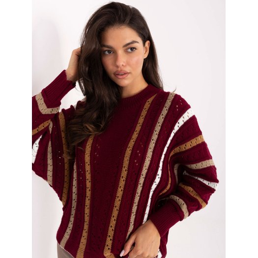 Sweter-IT-SW-93115.13-bordowy 3