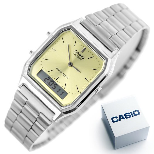 ZEGAREK UNISEX CASIO Vintage  AQ-230A-9AMQYDF + BOX 5