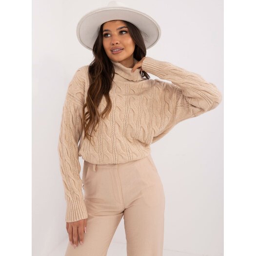 Megztinis-AT-SW-23445.00-smėlio spalvos