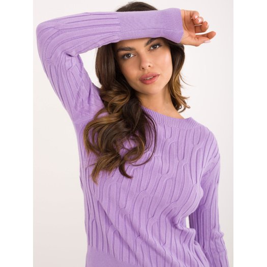 Sweter-AT-SW-2338-2.61-jasny fioletowy