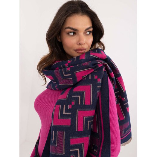 Szalik-AT-SZ-23158.32-granatowy 2