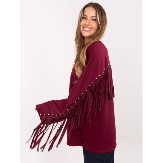 Bluzka-IT-BZ-21695.10-bordowy 3