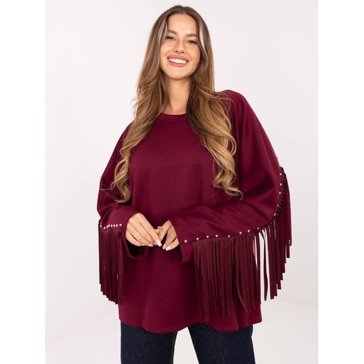 Bluzka-IT-BZ-21695.10-bordowy 2
