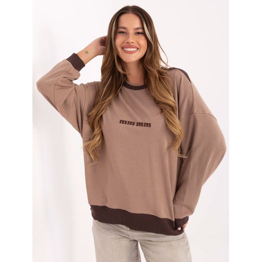 Bluzka-RV-BZ-A878.51-ciemny bezowy 3
