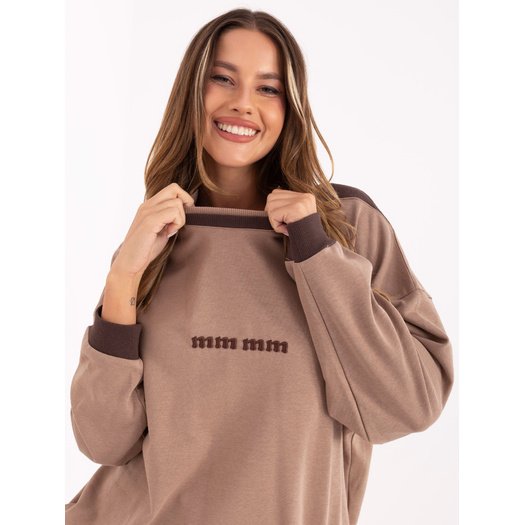 Bluzka-RV-BZ-A878.51-ciemny bezowy 2