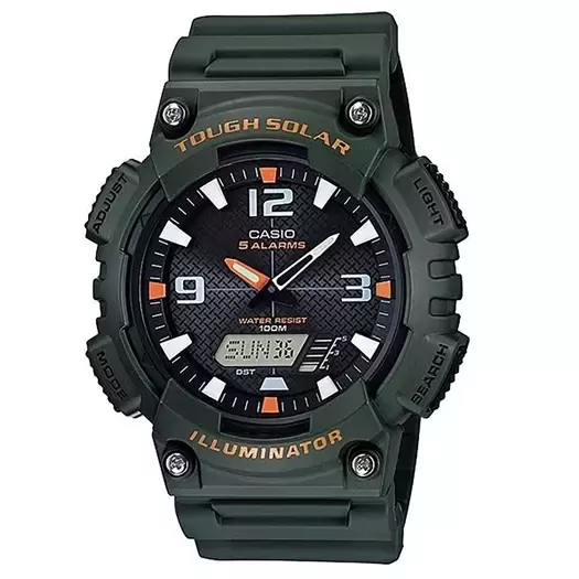 Laikrodis vyrams CASIO AQ-S810W-3AV (zd044k) - SOLAR POWERED + BOX