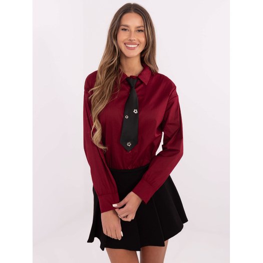 Marškiniai-DHJ-KS-9213.86-bordo