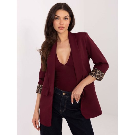 Marynarka-DHJ-MA-18657-1.86-bordowy 4