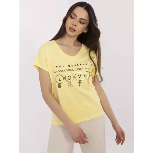 T-shirt-CLM-TS-1729.86-żółty
