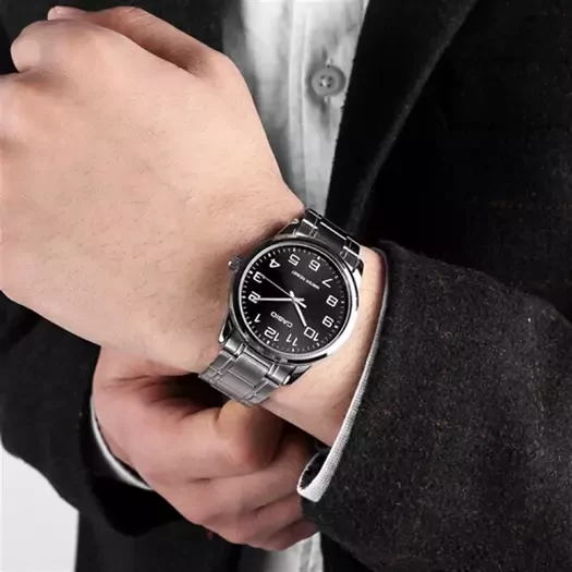 CASIO MEN S WATCH MTP-V001D-1BUDF (zd107b) + BOX 7