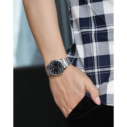 CASIO MEN S WATCH MTP-V001D-1BUDF (zd107b) + BOX 8