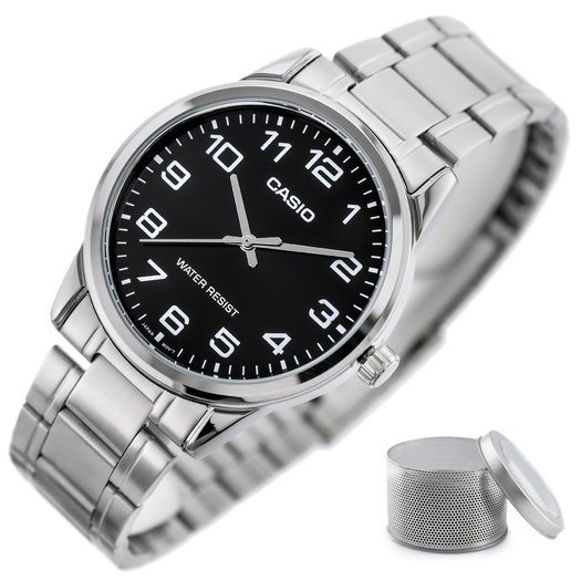 CASIO MEN S WATCH MTP-V001D-1BUDF (zd107b) + BOX 10