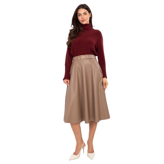 Spódnica-DHJ-SD-A1997.76-ciemny bezowy