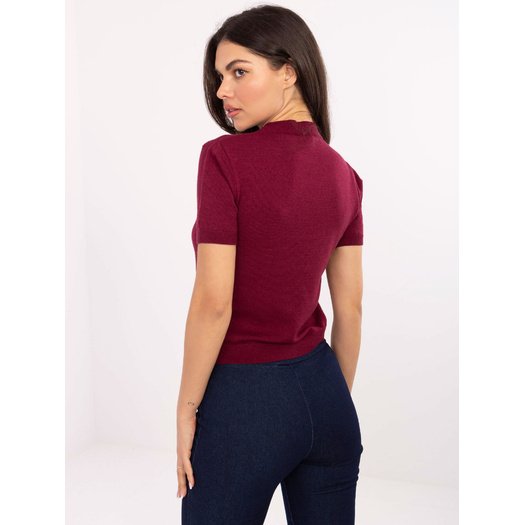 Sweter-IT-SW-93007.26-bordowy