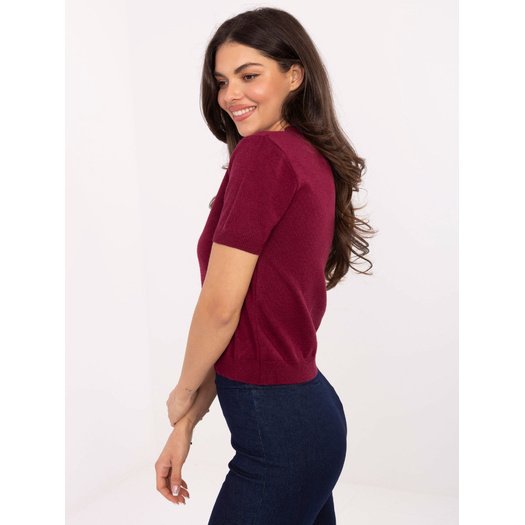 Sweter-IT-SW-93007.26-bordowy 1