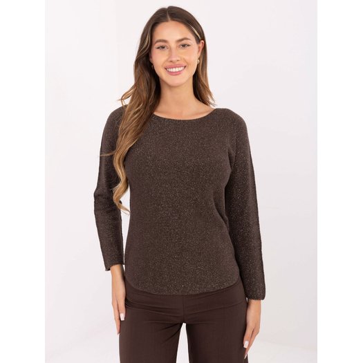 Sweter-IT-SW-0110.84-ciemny brązowy 3