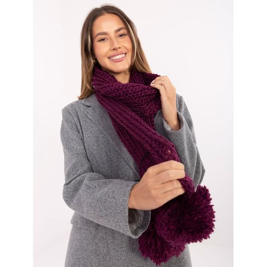 Szalik-AT-SZ-S-2203.87-ciemny fioletowy 1