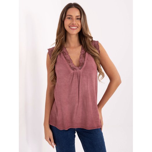 Bluzka-MI-BZ-7975.09P-ciemny różowy 1 Bluzka-MI-BZ-7975.09P-ciemny różowy 1