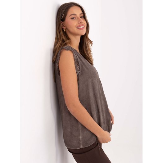 Bluzka-MI-BZ-7975.09P-ciemny bezowy 1 Bluzka-MI-BZ-7975.09P-ciemny bezowy 1