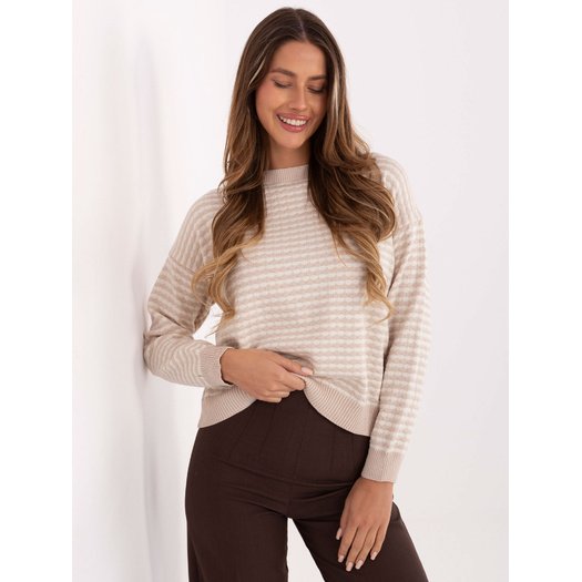 Sweter-IT-SW-93190.15-jasny beżowy 1