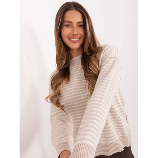 Sweter-IT-SW-93190.15-jasny beżowy