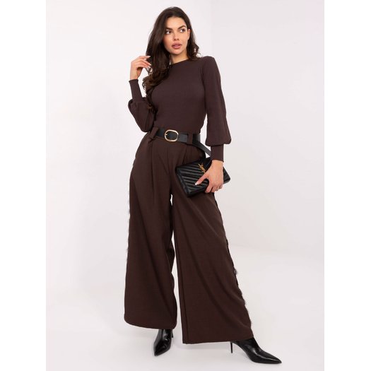 Bluzka-RV-BZ-5223.15-ciemny brązowy