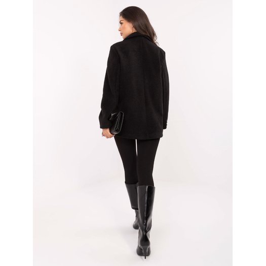 Paltas moterims IT-PL-FL7696.16 juodos spalvos