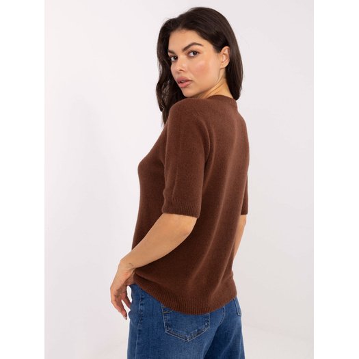 Sweter-MO-SW-1510.86-jasny brązowy 1