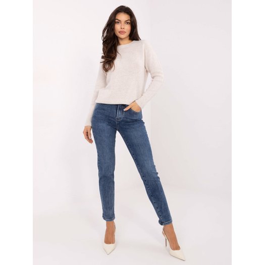 Spodnie jeans-VM-SP-8807.17P-ciemny niebieski 2