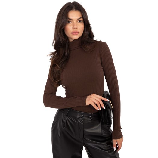 Bluzka-RV-BZ-A1046.75-ciemny brązowy 4