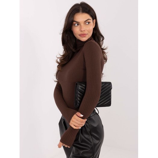 Bluzka-RV-BZ-A1046.75-ciemny brązowy 5