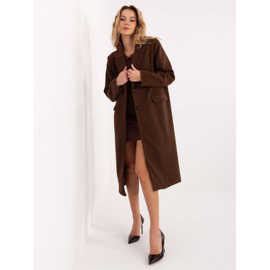 Płaszcz-IT-PL-80320.65-ciemny brązowy
