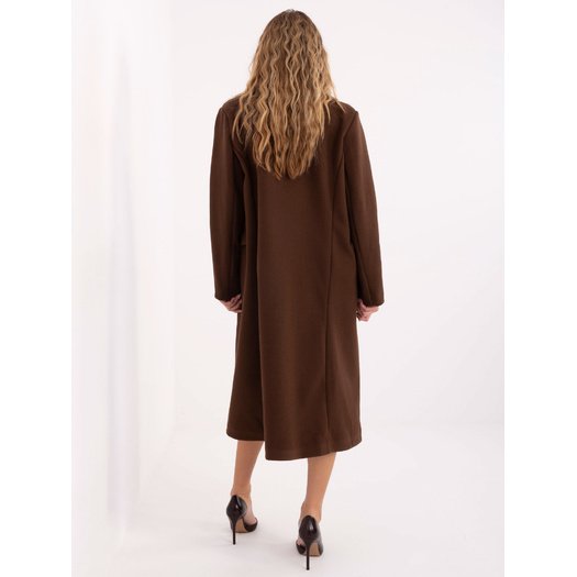 Płaszcz-IT-PL-80320.65-ciemny brązowy 1