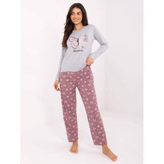 Piżama-DU-PI-FP-001.48-szary 1