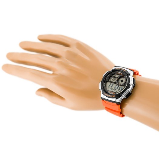ZEGAREK MĘSKI CASIO AE-1000W 4BV (zd073d) - WORLD TIME + BOX
