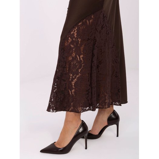 Spódnica-MI-SD-G9140.34-ciemny brązowy 4