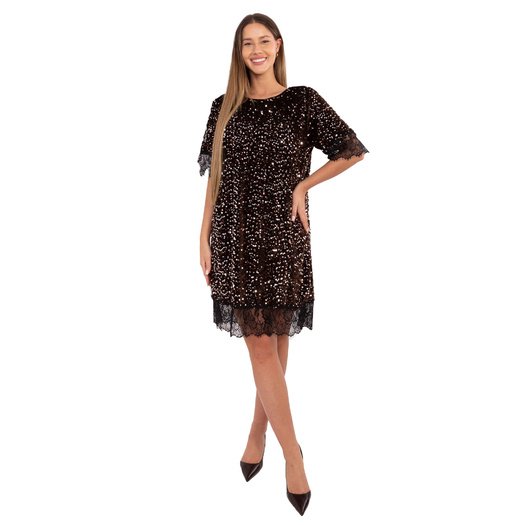 Sukienka-MI-SK-A60151.29P-brązowy 4