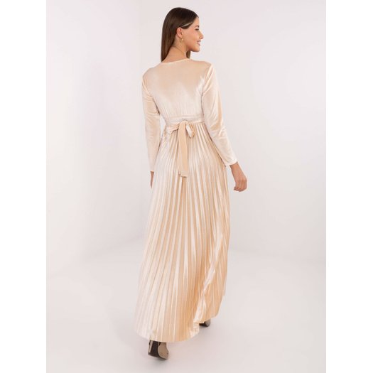 Sukienka-IT-SK-16919.04P-jasny beżowy
