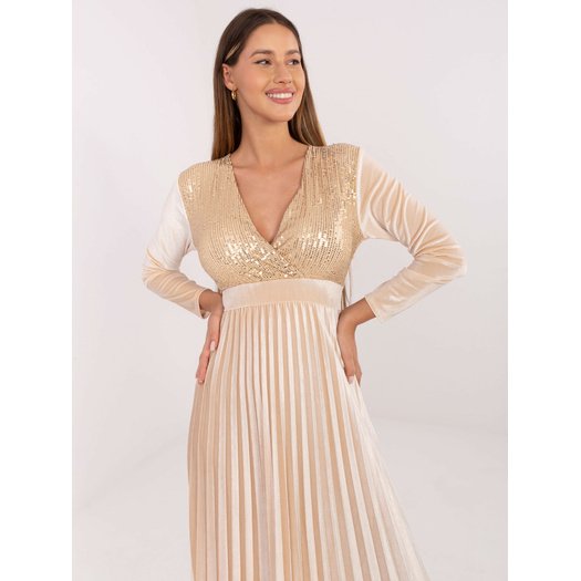 Sukienka-IT-SK-16919.04P-jasny beżowy 3