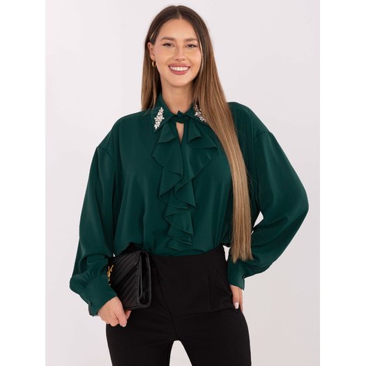 Bluzka-IT-BZ-28995.25-ciemny zielony 2